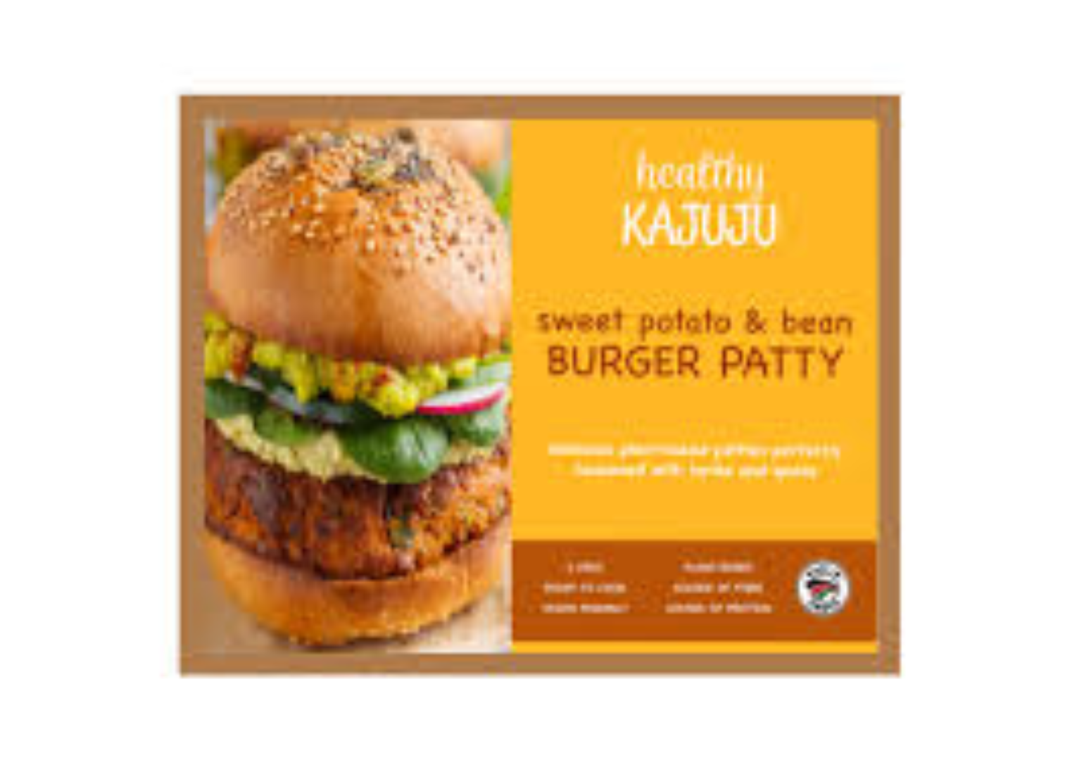 HEALTHY KAJUU SWEET POTATO & BEAN BURGER 260G